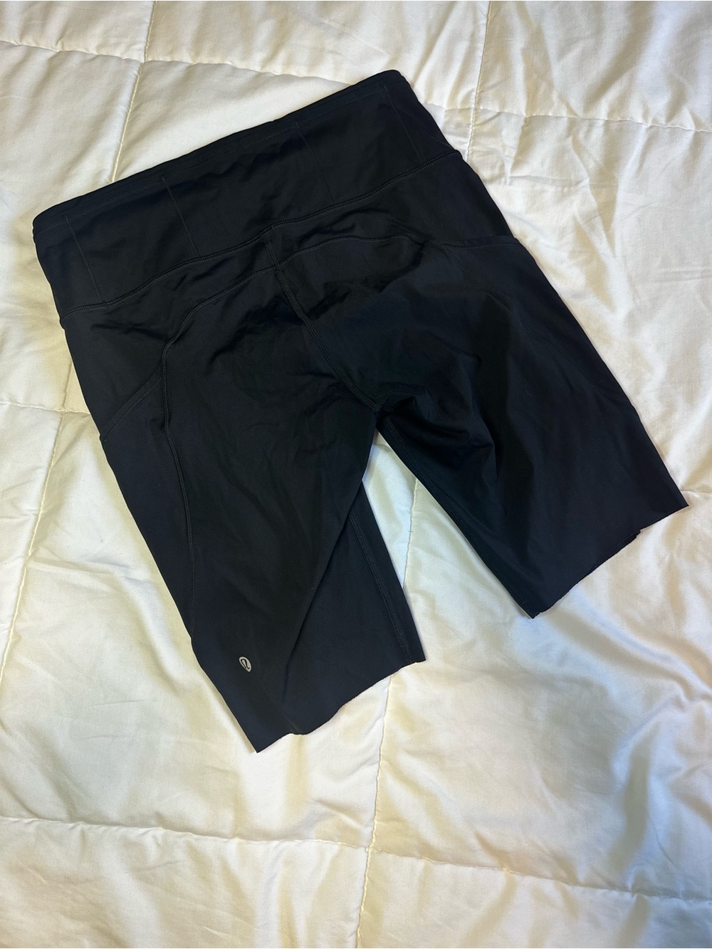 Lululemon Cut Off Biker Shorts with Pockets
